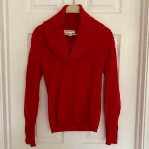 Banana Republic Vibrant Red Cowl Neck Sweater - NWT